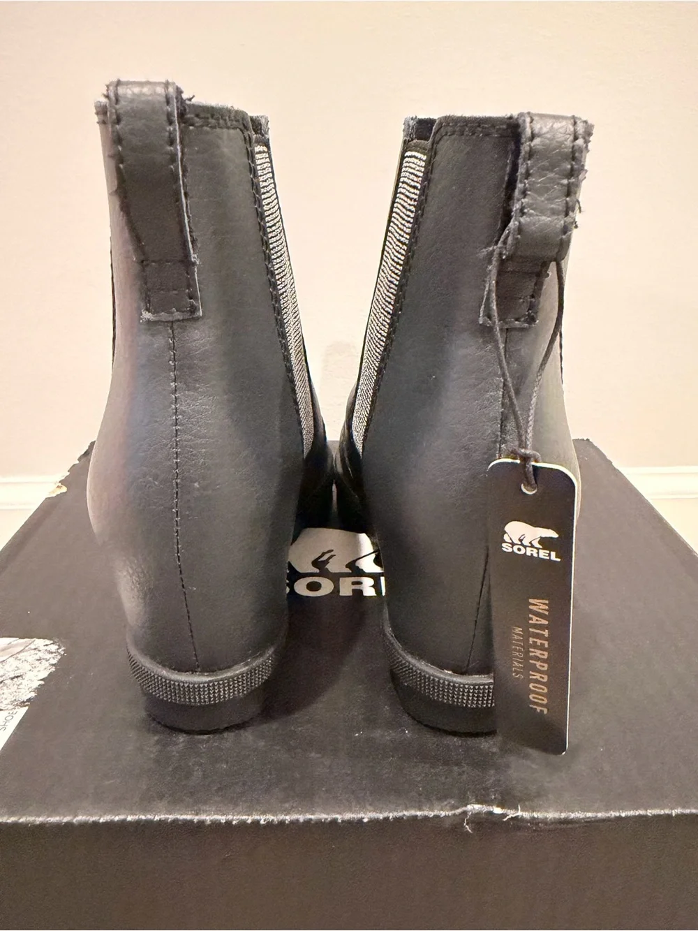 Sorel Kids' Black Chelsea Boots - Size 1